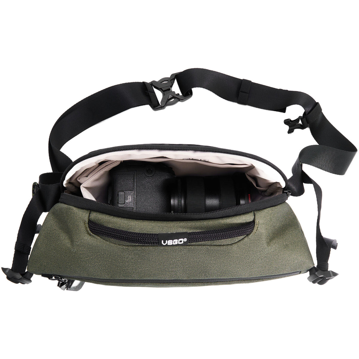 Sling VSGO Negro Snipe Casual Shuttle (Moss Verde, 4L) - vista frontal