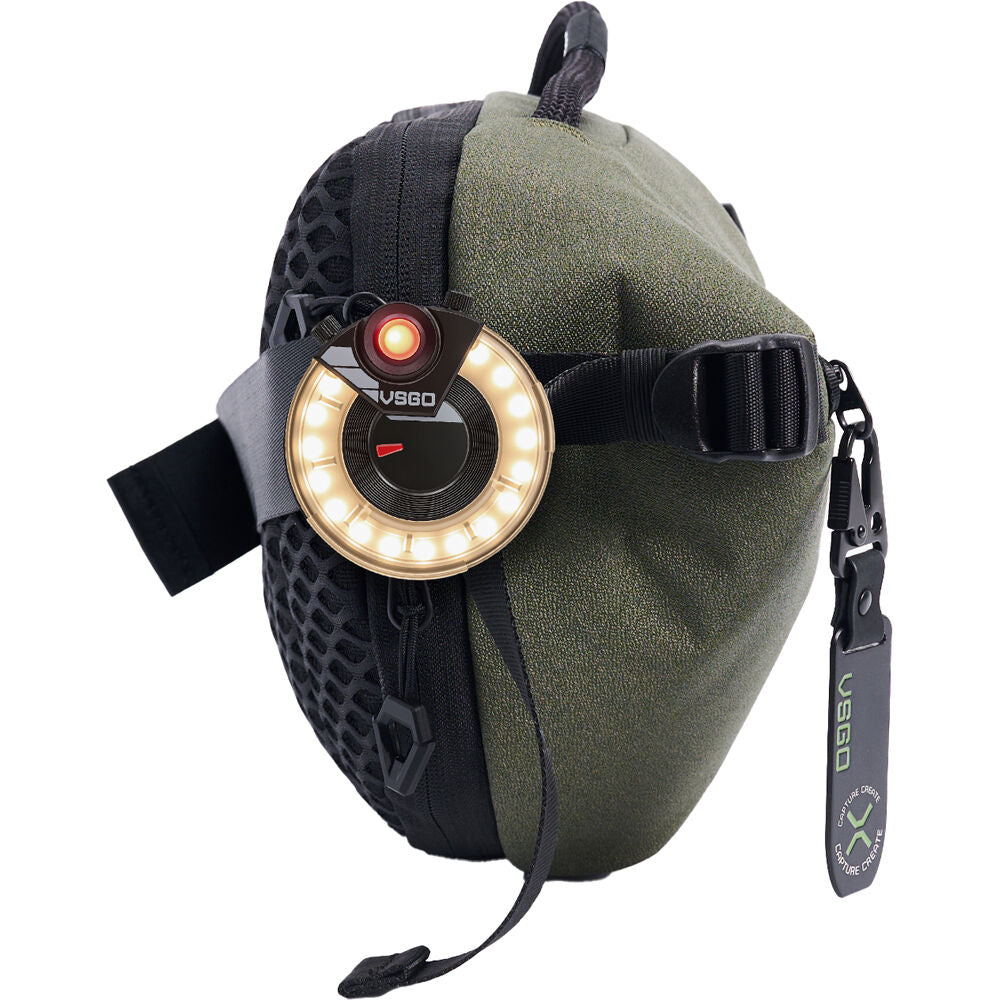 Sling VSGO Negro Snipe Casual Shuttle (Moss Verde, 4L) - vista trasera