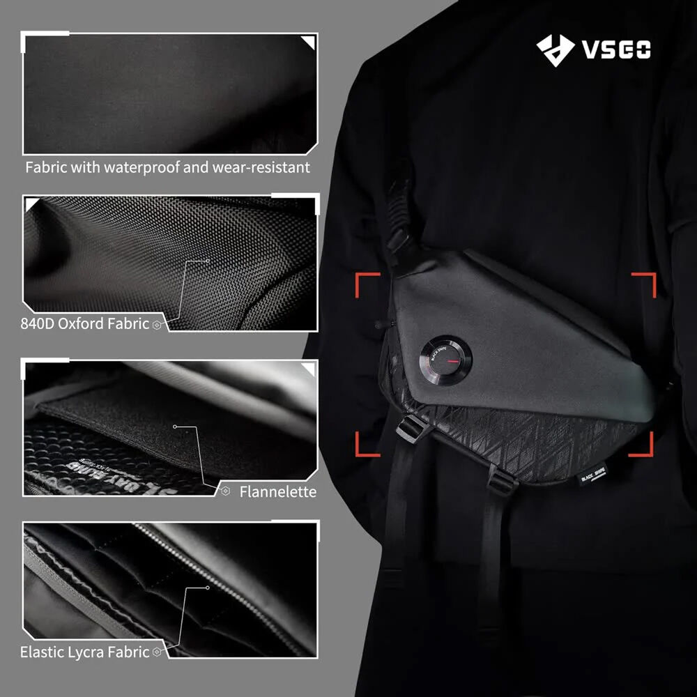 Sling VSGO Negro Snipe Day (4L) - contenido de la caja