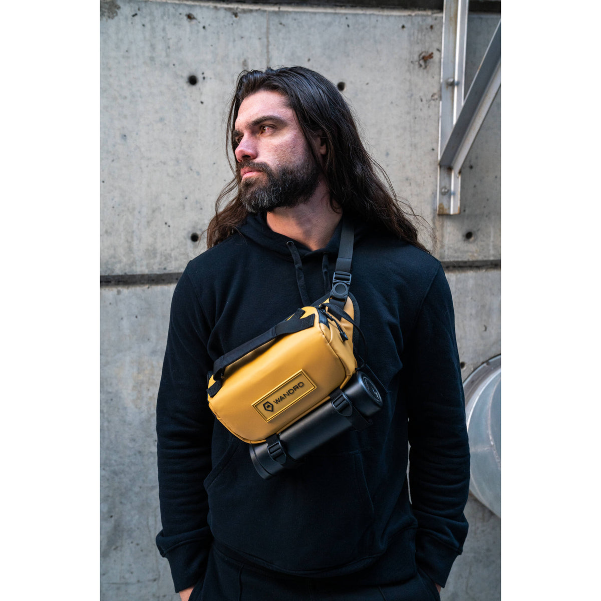 Sling WANDRD ROGUE V1 (Dallol Amarillo, 3L) - detalle
