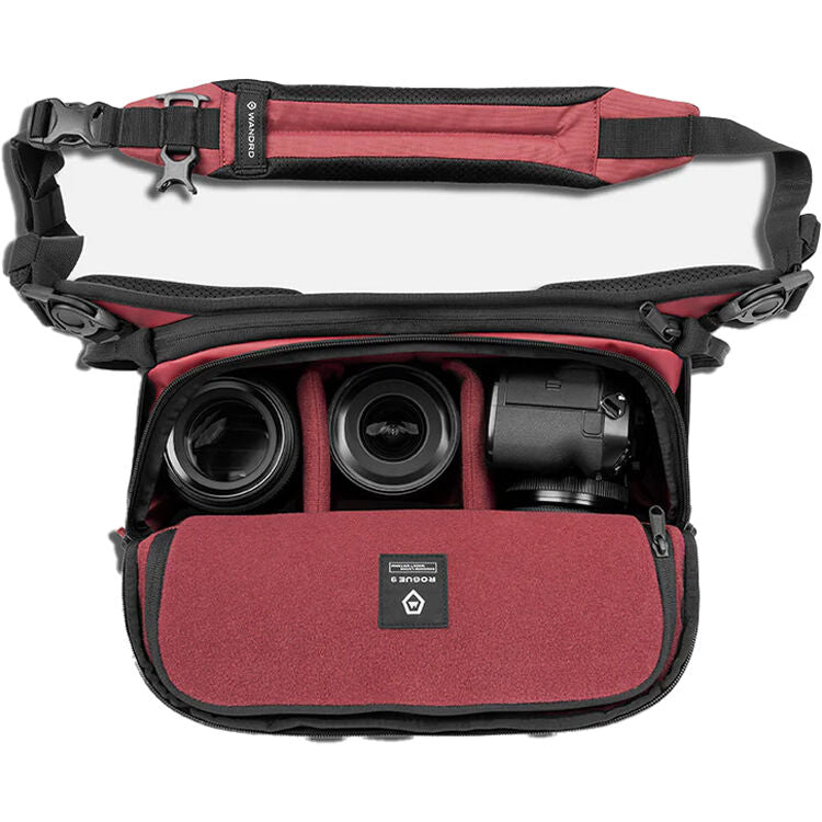 Sling WANDRD ROGUE V2 (Rhone Burgundy, 9L) - detalle