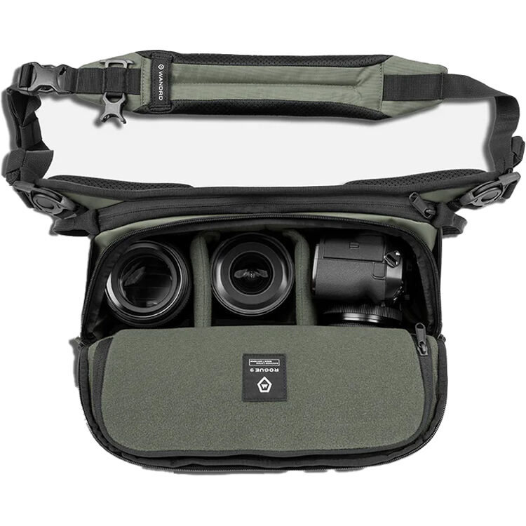 Sling WANDRD ROGUE V2 (Wasatch Verde, 9L) - detalle