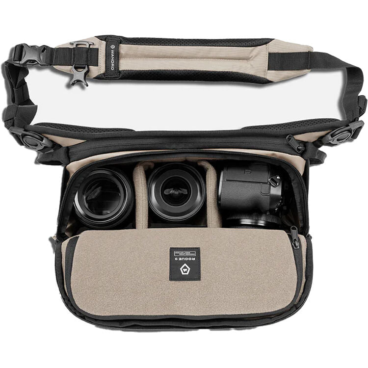 Sling WANDRD ROGUE V2 (Yuma Beige, 9L) - detalle
