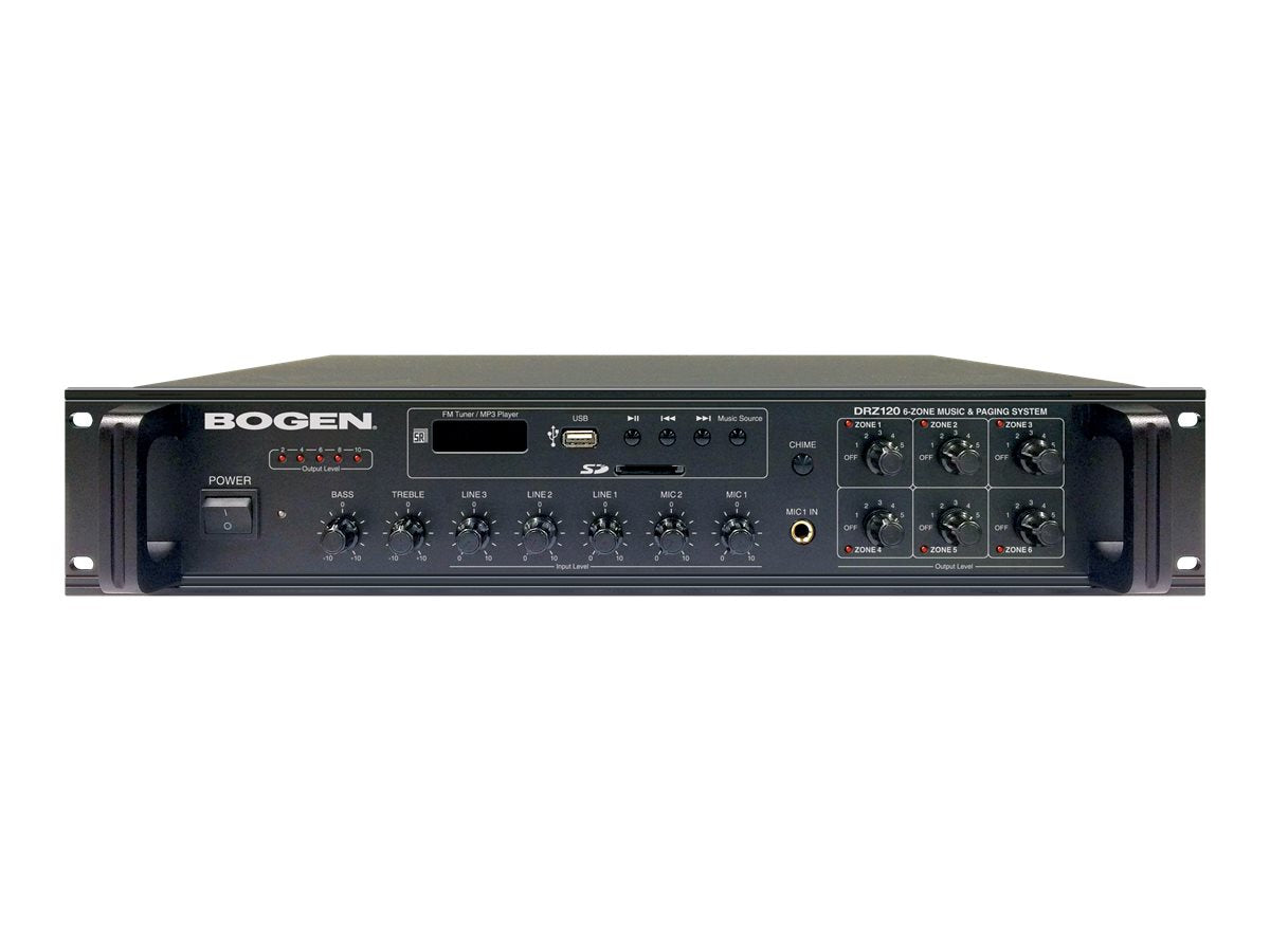 Sonido Profesional Bogen DRZ120 mixer amplifier - vista 1