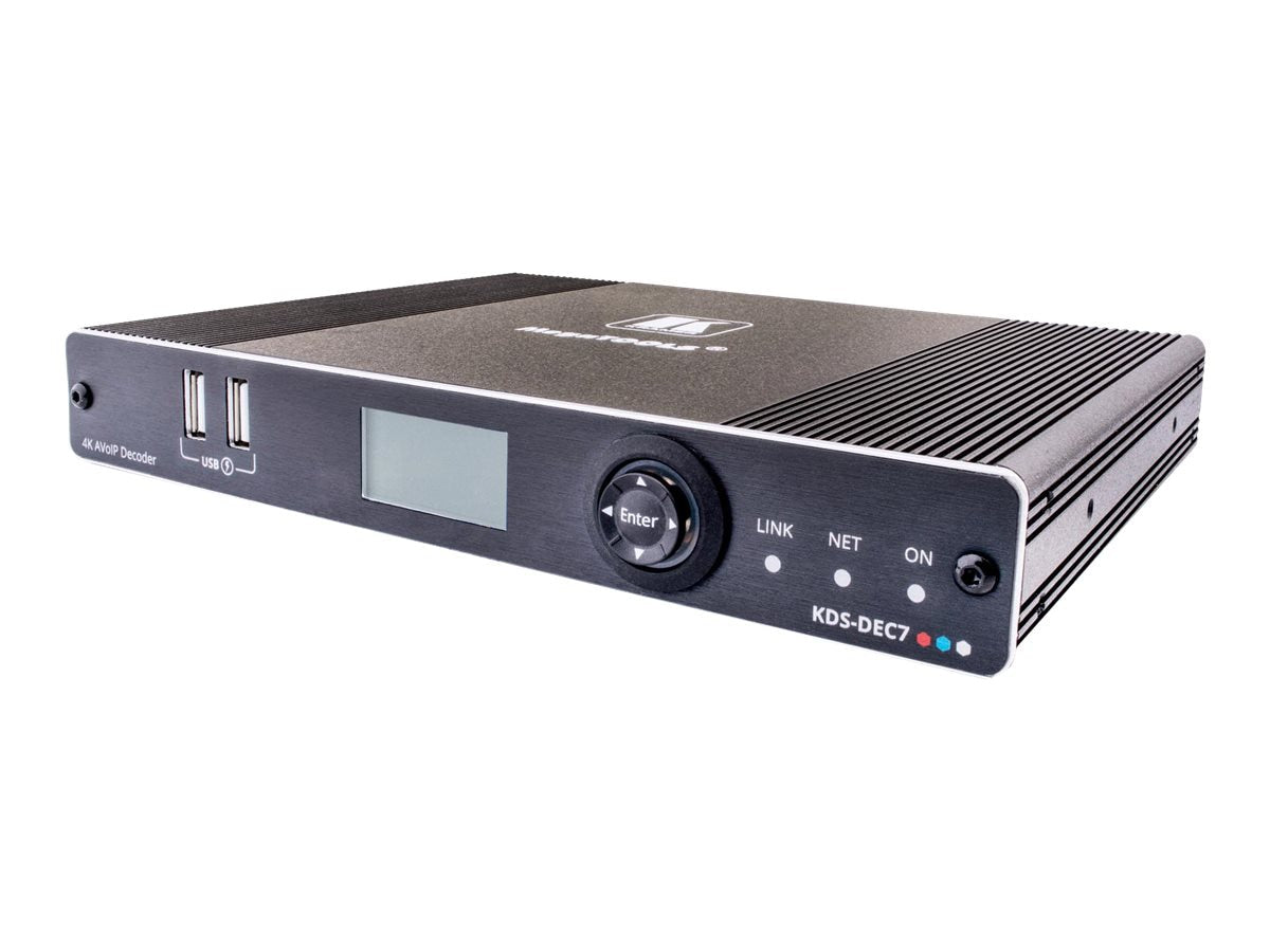 Sonido Profesional Kramer KDS-DEC7 audio/video over IP decoder - vista 1
