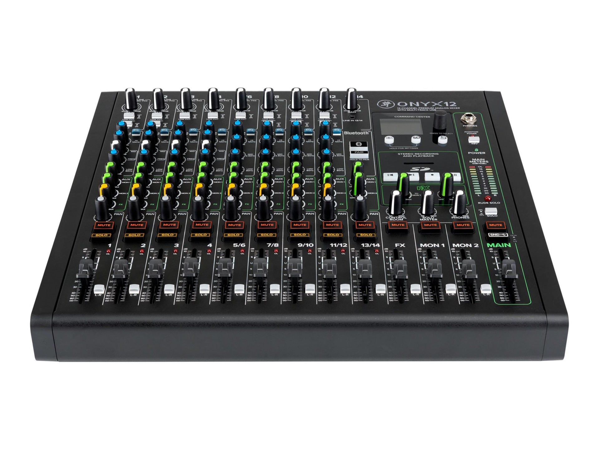 Sonido Profesional Mackie Onyx 12-Channel Premium Analog Mixer - vista 2