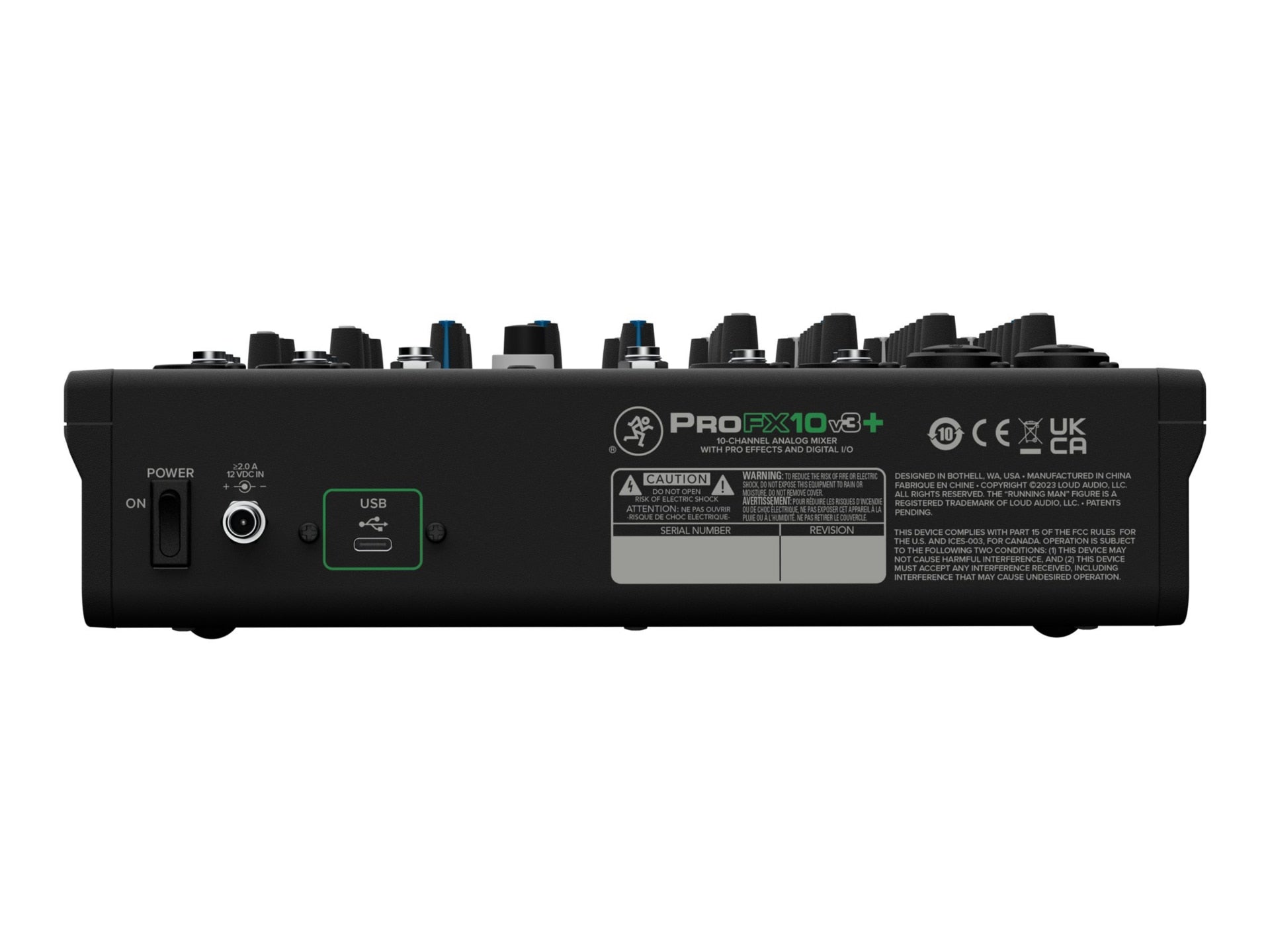 Sonido Profesional Mackie ProFXv3+ Series ProFX10v3+ analog mixer - vista 5