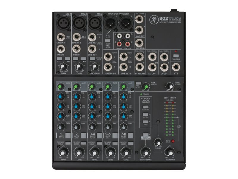 Sonido Profesional Mackie VLZ4 Series 802VLZ4 analog mixer - vista 1