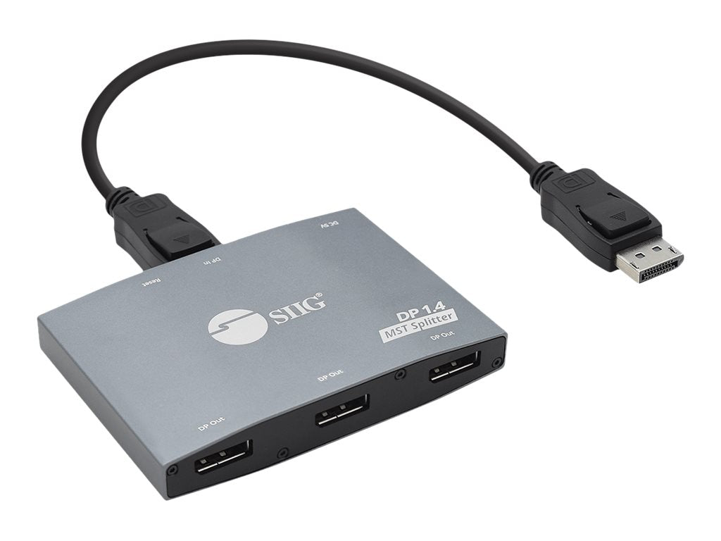 Sonido Profesional SIIG 1x3 DisplayPort 1.4 to DisplayPort MST Splitter - vista 1