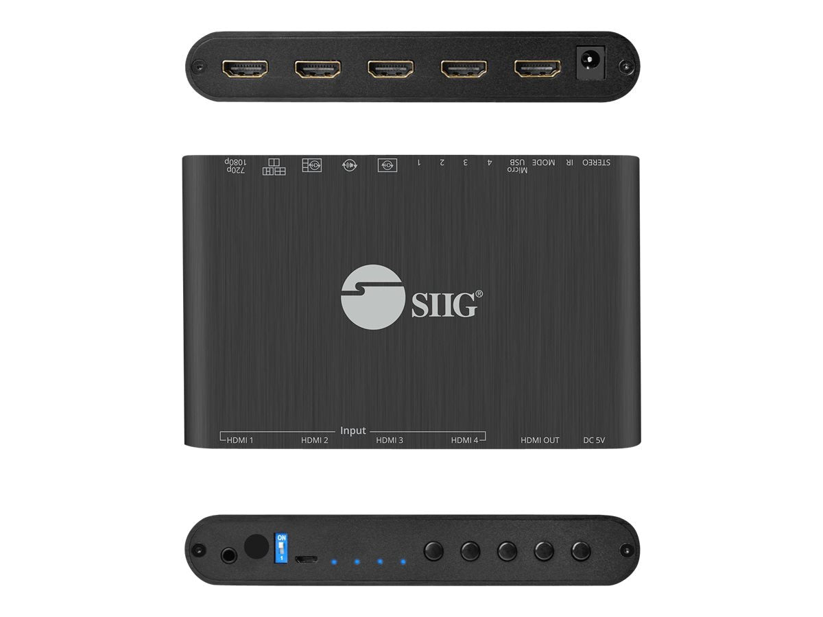 Sonido Profesional SIIG 4x1 HDMI Seamless Quad-Split Multi-Viewer - vista 6