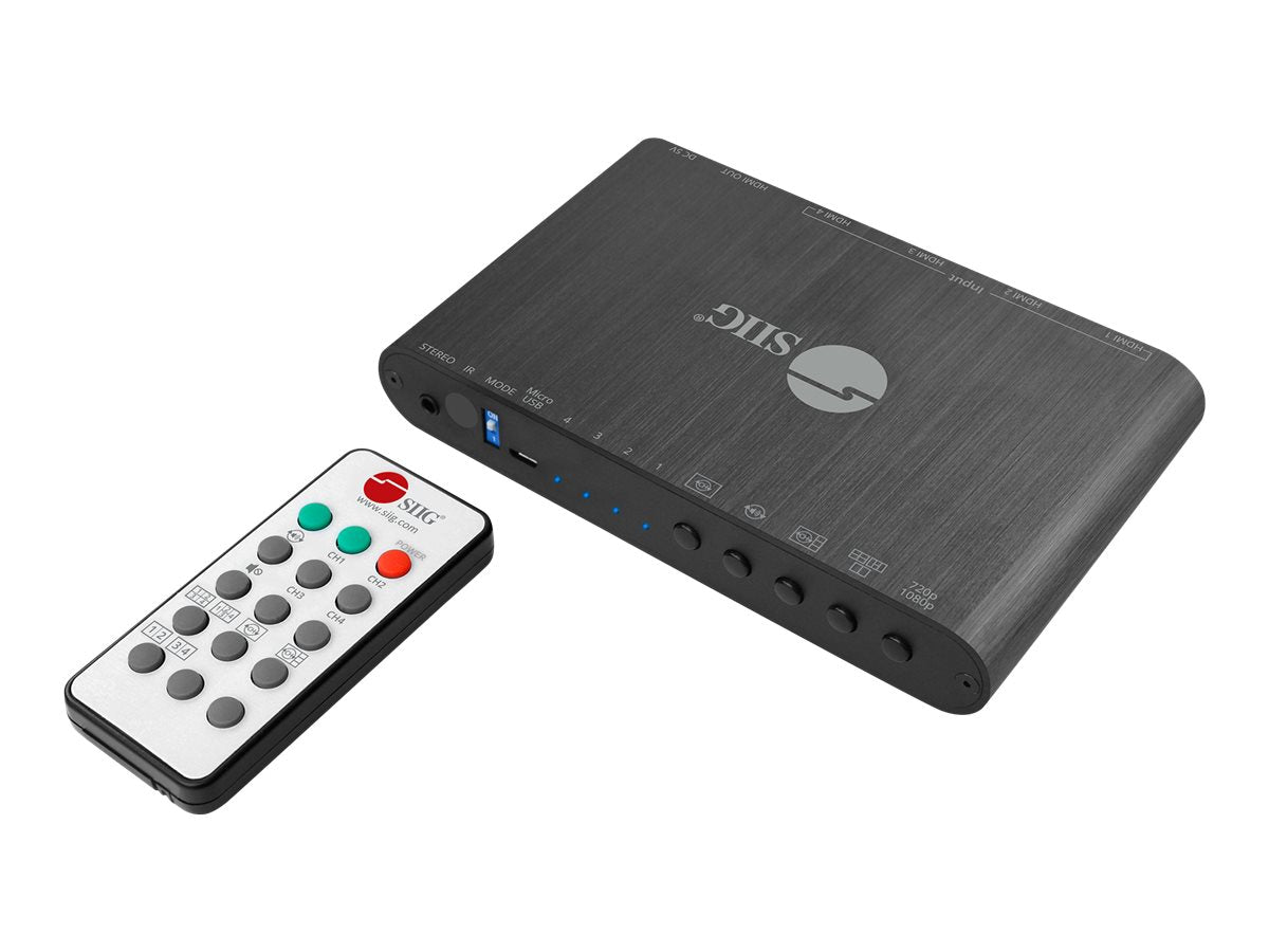 Sonido Profesional SIIG 4x1 HDMI Seamless Quad-Split Multi-Viewer - vista 7