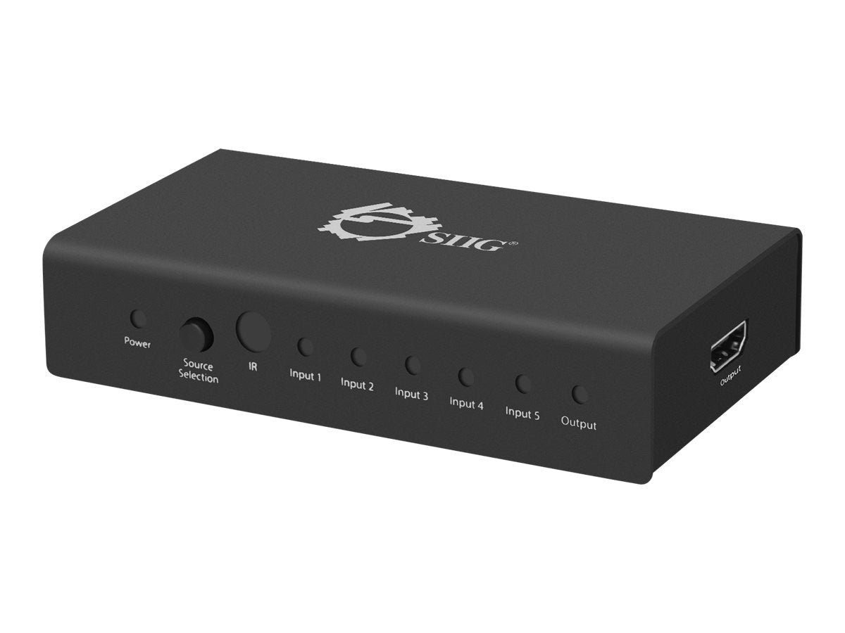 Sonido Profesional SIIG 5x1 HDMI Switch 4K - vista 1