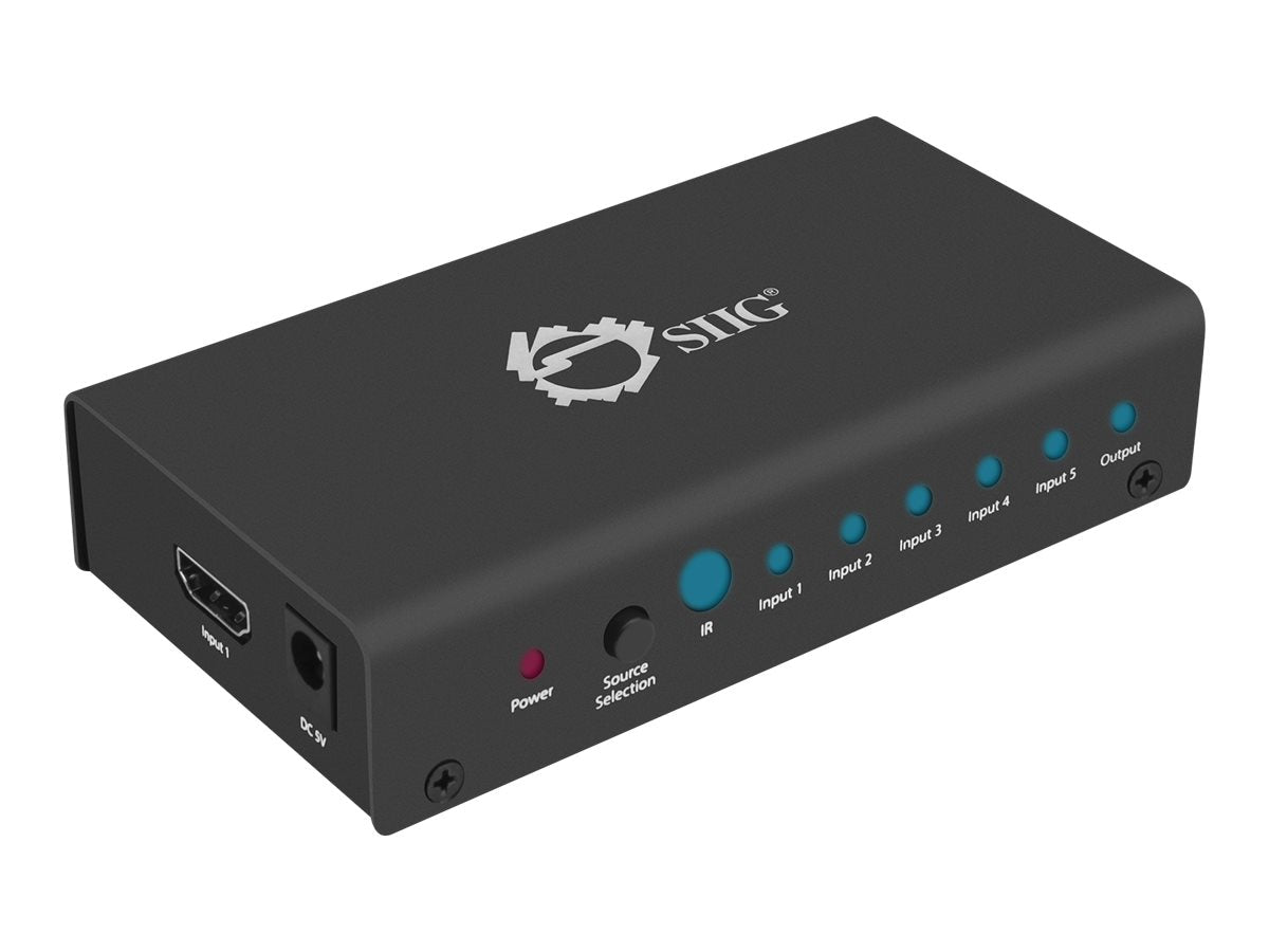 Sonido Profesional SIIG 5x1 HDMI Switch 4K - vista 2