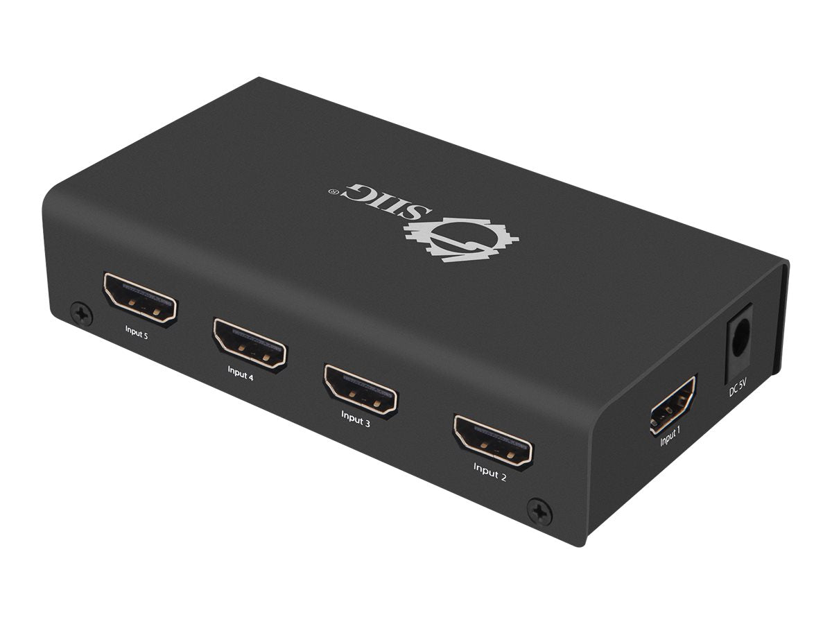 Sonido Profesional SIIG 5x1 HDMI Switch 4K - vista 4