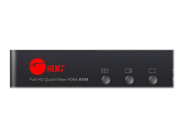 Sonido Profesional SIIG Full HD Quad-View 1080p HDMI KVM Switch MultiView Processor - vista 6