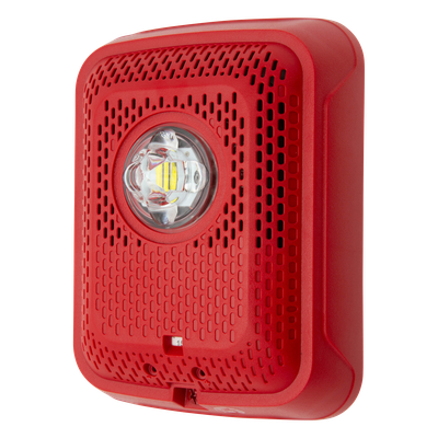 Bocina con Lámpara Estroboscópica System Sensor SPSRLED Rojo