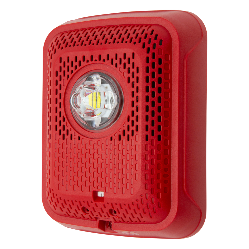 Bocina con Lámpara Estroboscópica System Sensor SPSRLED Rojo