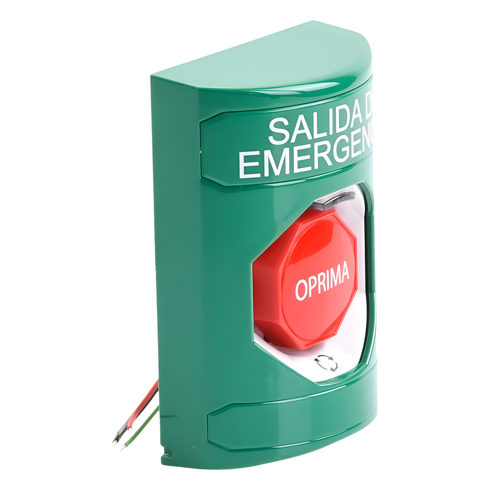 Botón de Salida de Emergencia en Español Sti SS-2109EX-ES