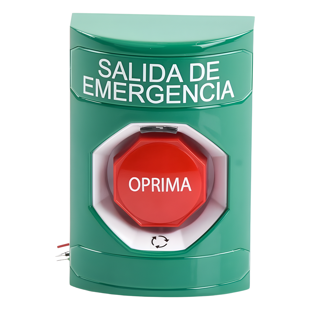 Botón de Salida de Emergencia en Español Sti SS-2109EX-ES