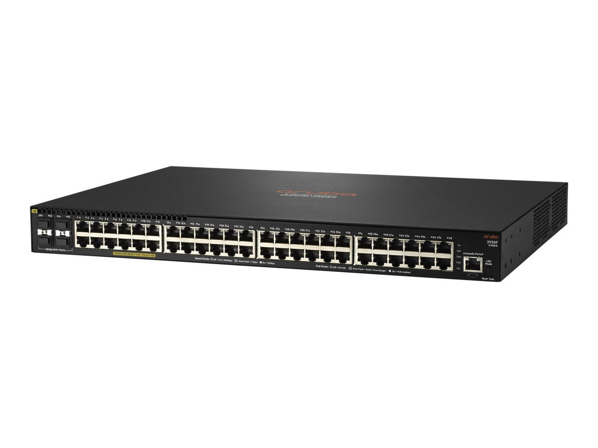 Switch de Red Aruba HPE Networking 2930F 48G PoE+ 4SFP+ - vista 1