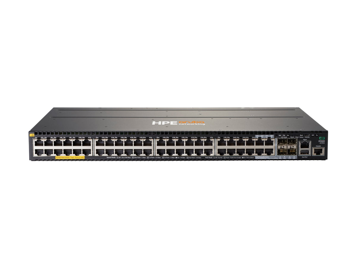 Switch de Red Aruba HPE Networking 2930M 48G POE+ 1-Slot - vista 3