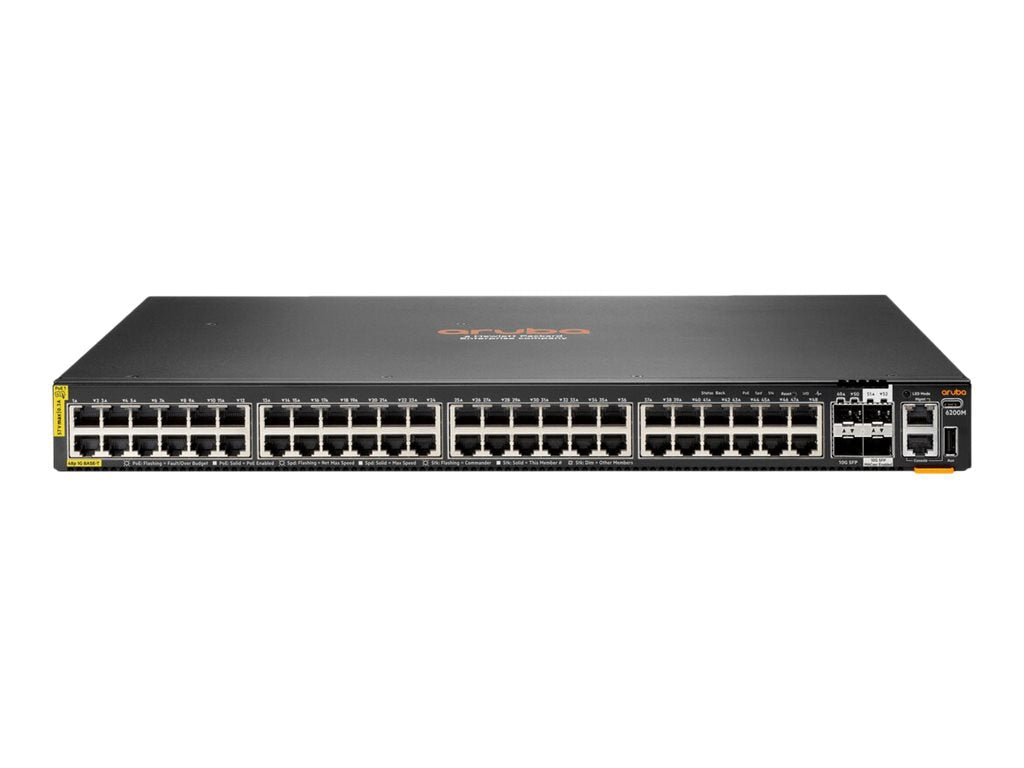 Switch de Red Aruba HPE Networking 6200M 48G Class4 PoE 4SFP+ Switch - vista 1