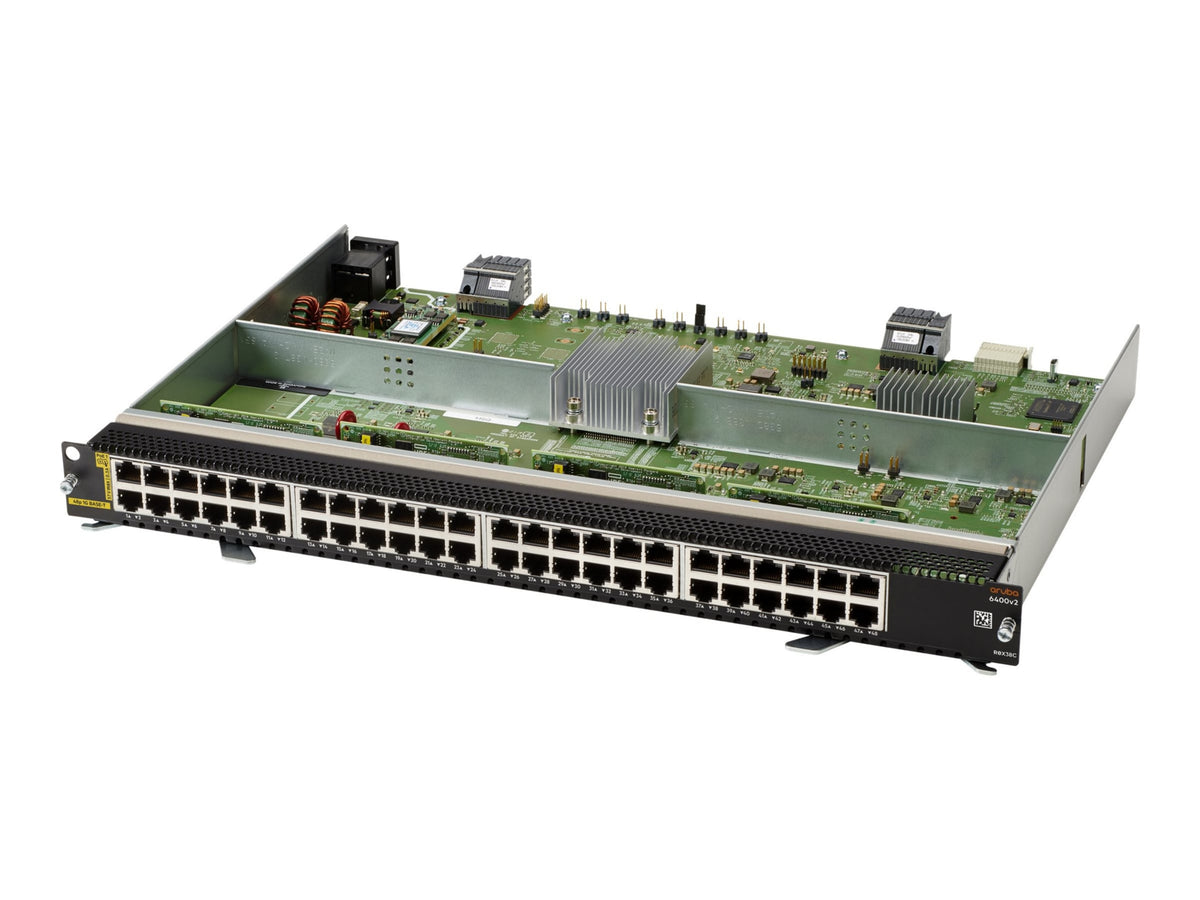 Switch de Red Aruba HPE Networking 6400 48-port 1GbE Class 4 PoE v2 Module - vista 1