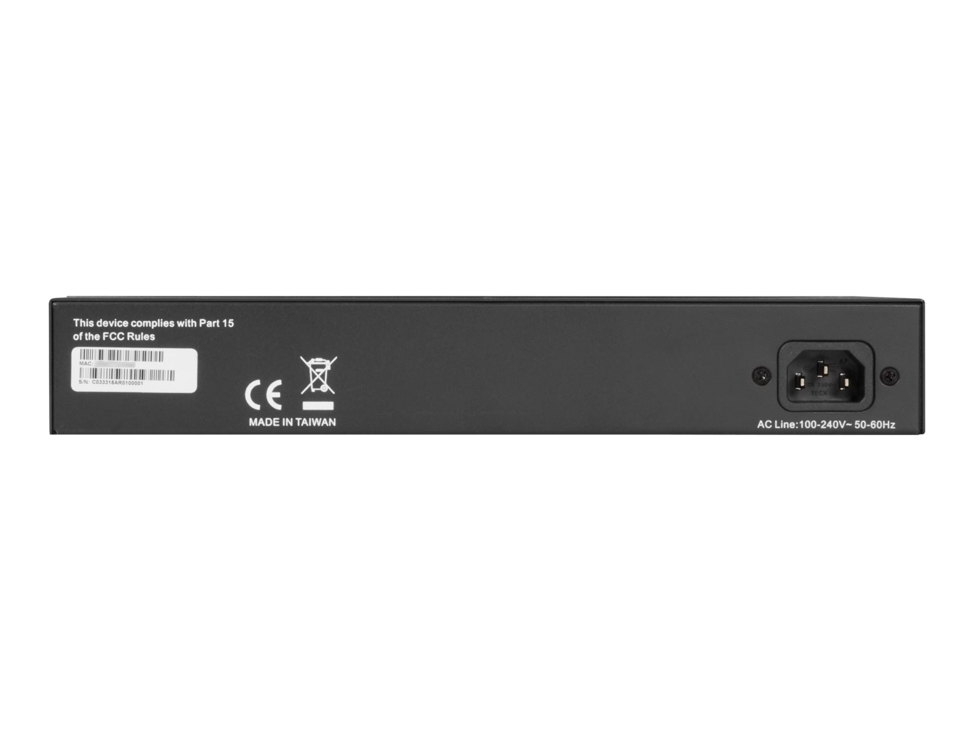 Switch de Red Black Box - vista 3