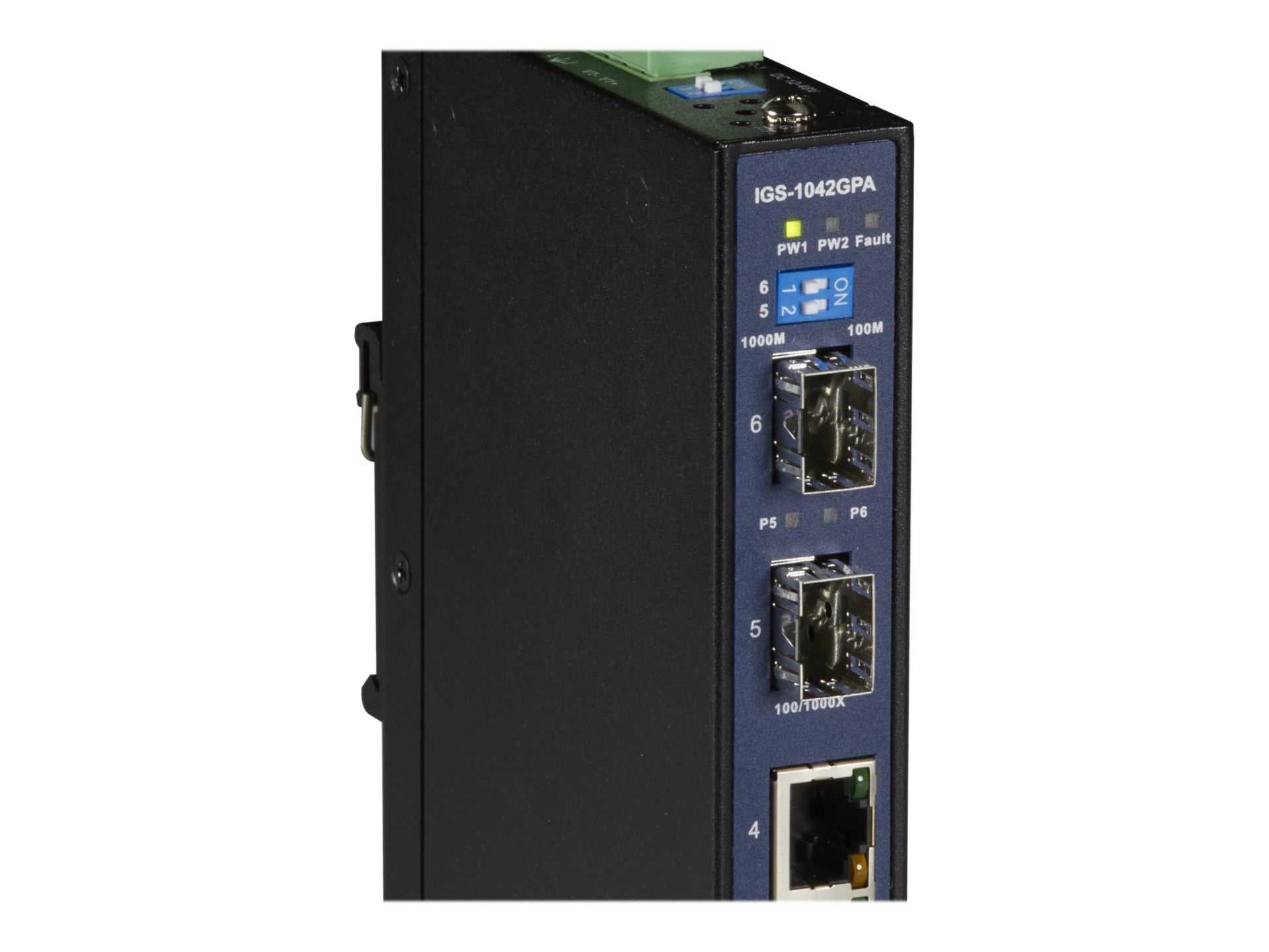 Switch de Red Black Box LGH1000 Series Industrial Ethernet Switch - vista 4