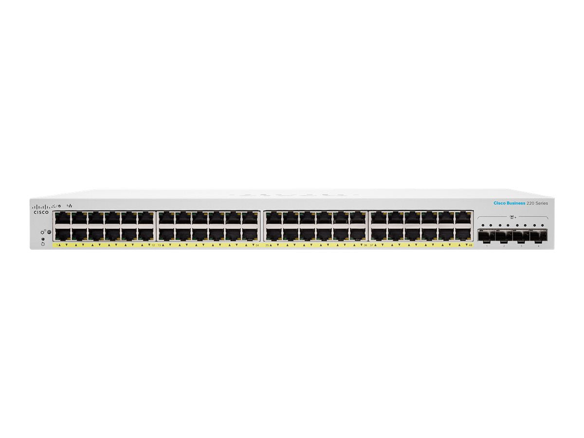 Switch de Red Cisco Business 220 Series CBS220-48P-4X - vista 3