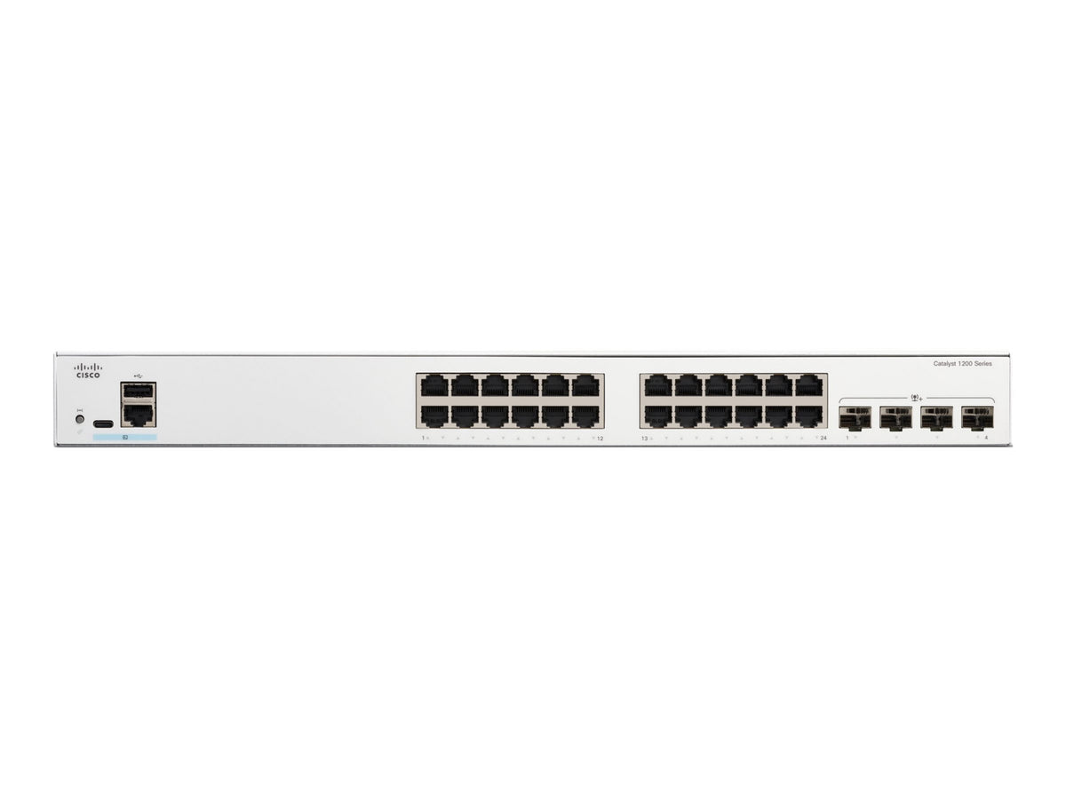 Switch de Red Cisco Catalyst 1200-24T-4X - vista 2