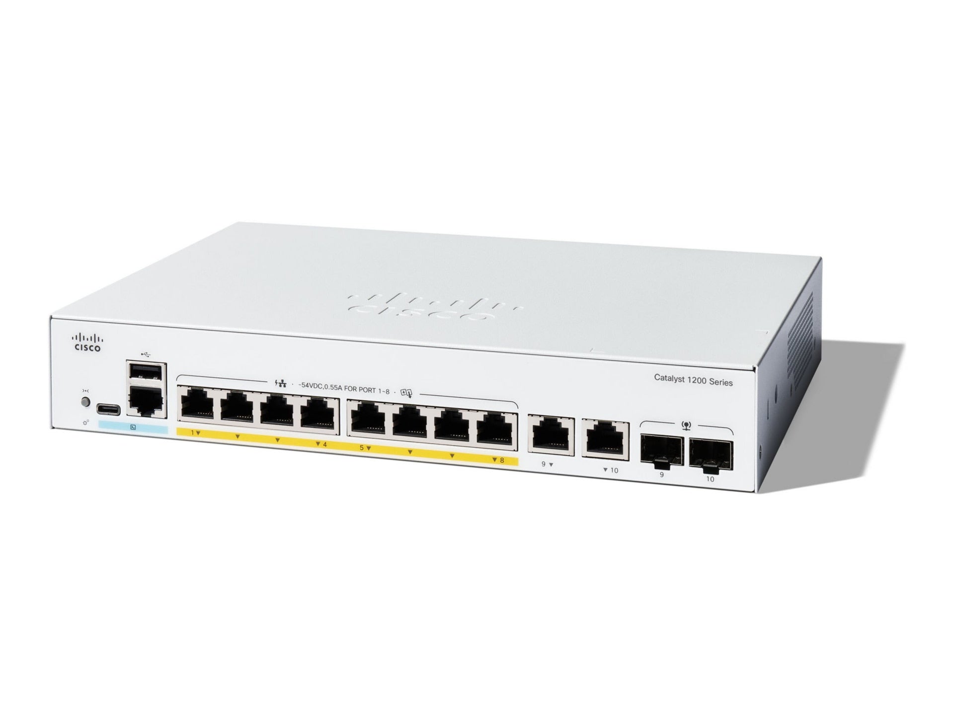 Switch de Red Cisco Catalyst 1200-8P-E-2G - vista 1