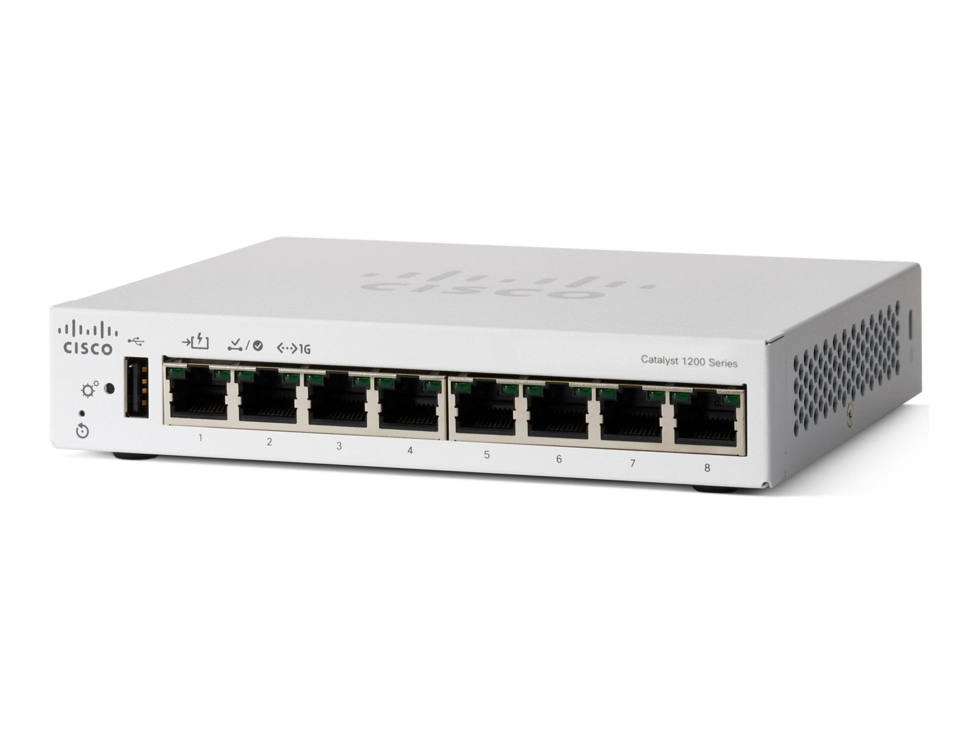 Switch de Red Cisco Catalyst 1200-8T-D - vista 1