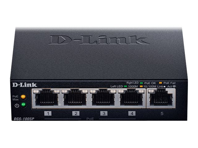 Switch de Red D-Link DGS 1005P - vista 4