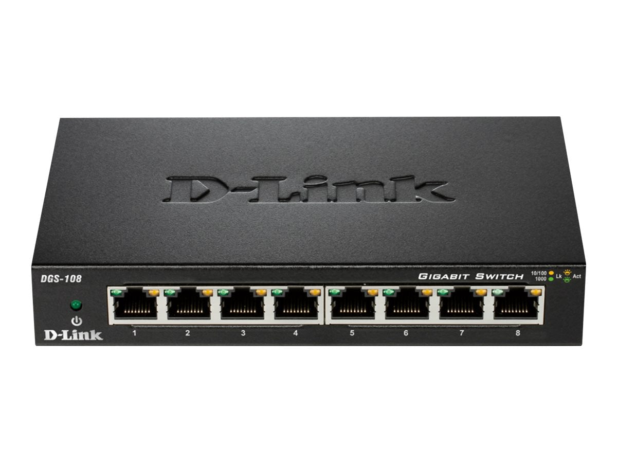 Switch de Red D-Link DGS 108 - vista 1