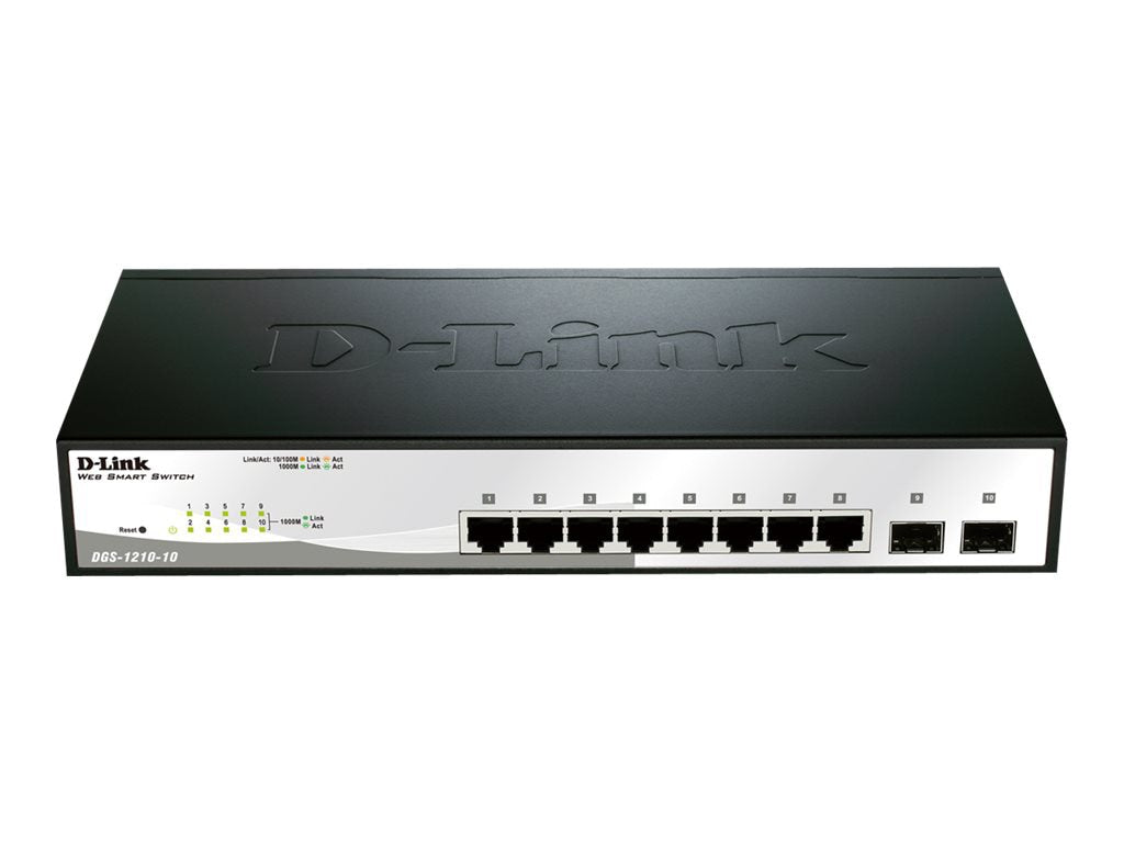 Switch de Red D-Link Smart+ DGS-1210-10 - vista 2