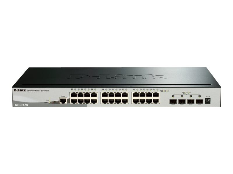 Switch de Red D-Link SmartPro DGS-1510-28X - vista 2