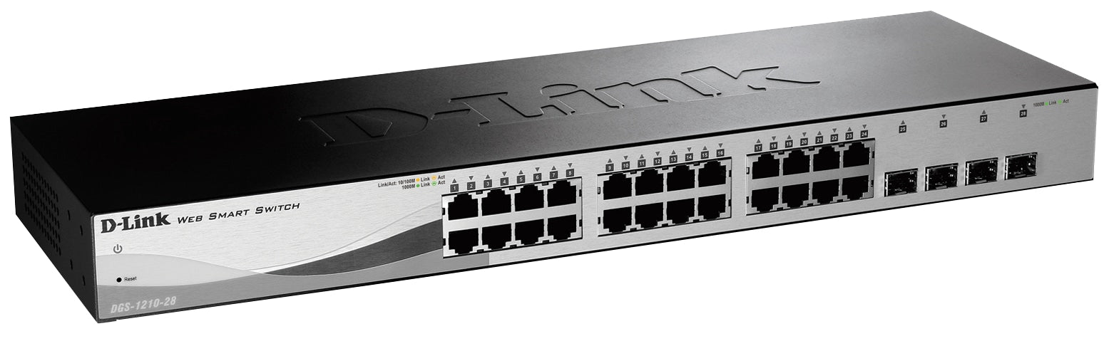 Switch de Red D-Link Web Smart DGS-1210-28 - vista 1