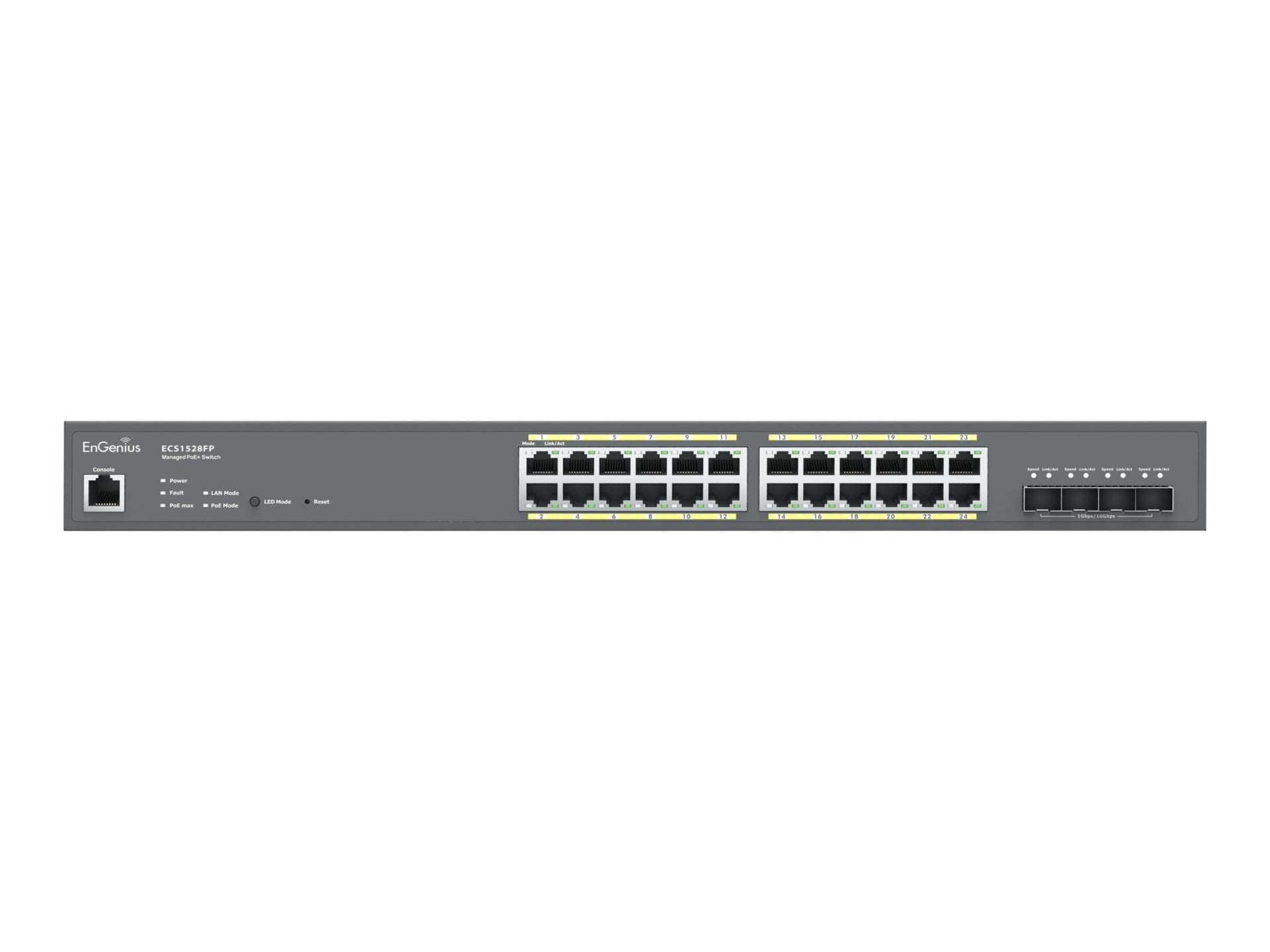 Switch de Red EnGenius Cloud Switch Series ECS1528FP - vista 2