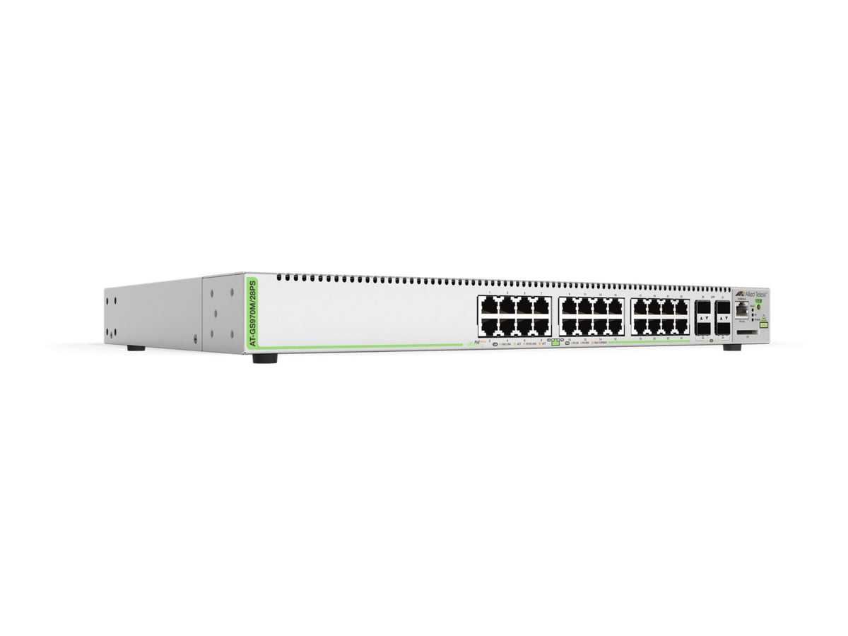 Switch de Red Hanwha Vision GS970M Series HV-GS970M/28PS-10 - vista 1