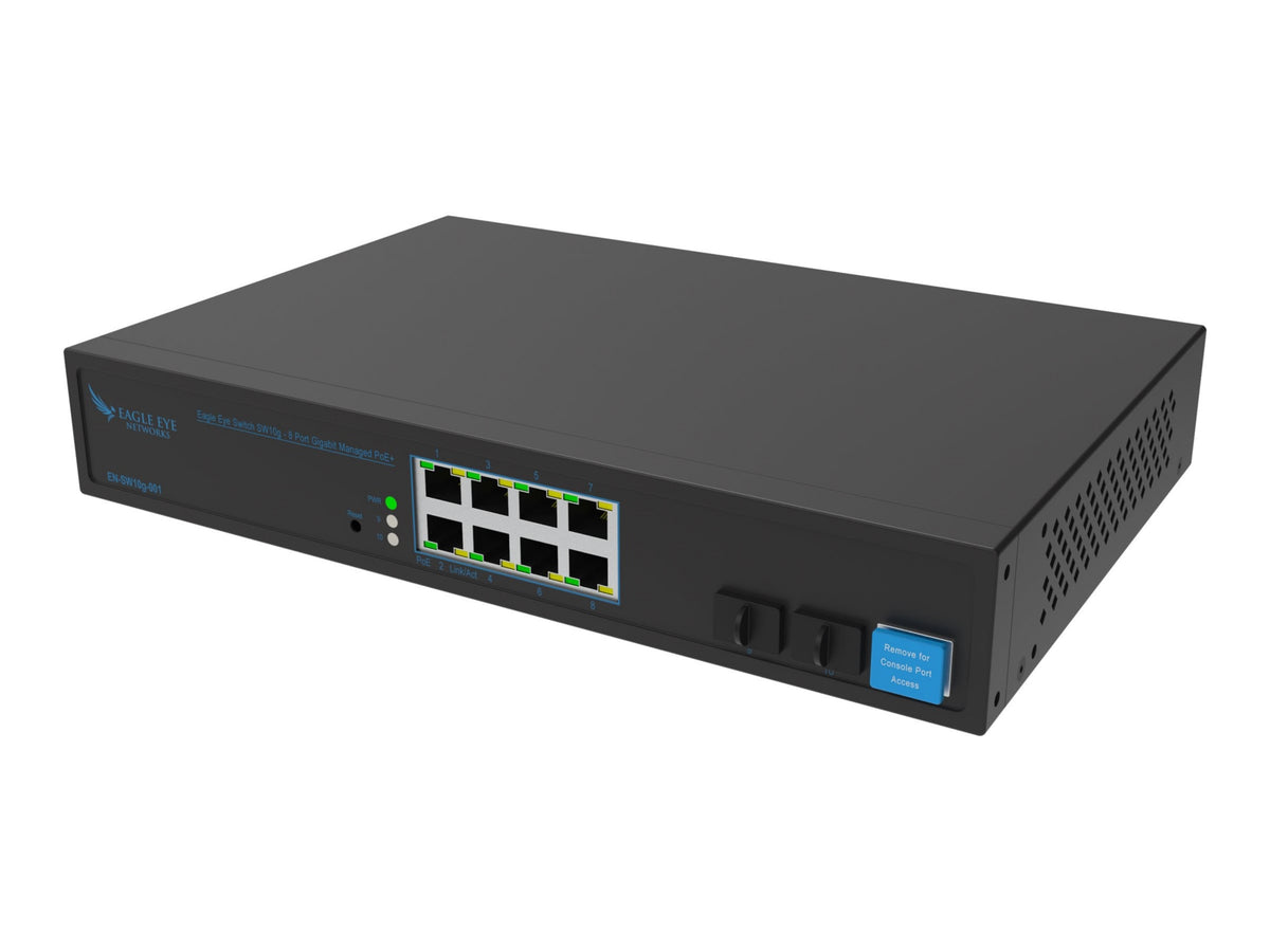 Switch de Red Hanwha Vision SW10G - vista 1