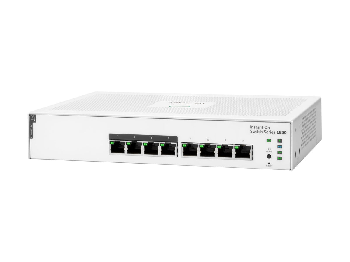 Switch de Red HPE Networking Instant On 1830 8G 4p Class4 PoE 65W Switch - vista 1