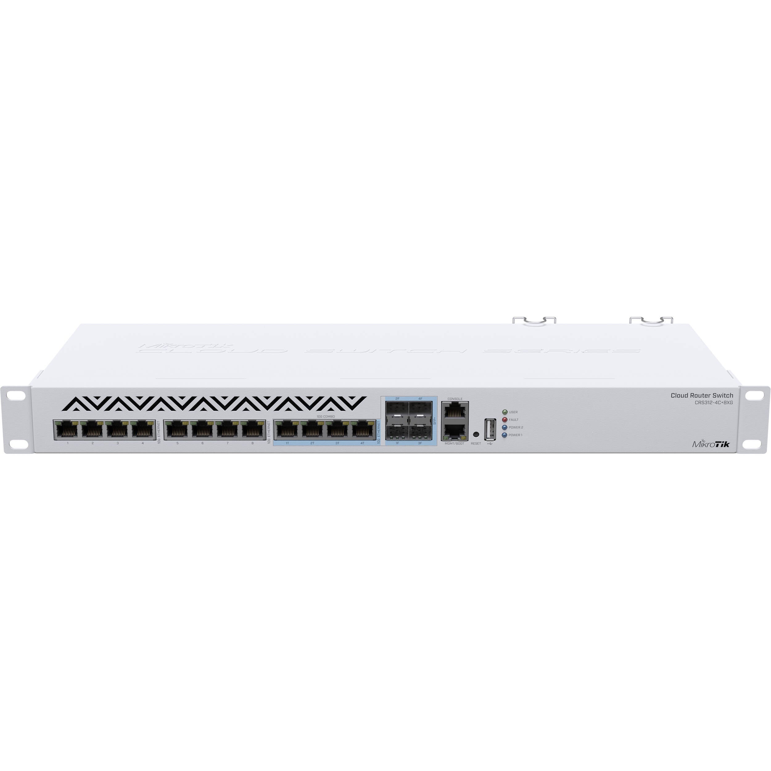 Switch de Red MikroTik CRS312-4C+8XG-RM 12-Port 10G Managed Network Switch - vista principal