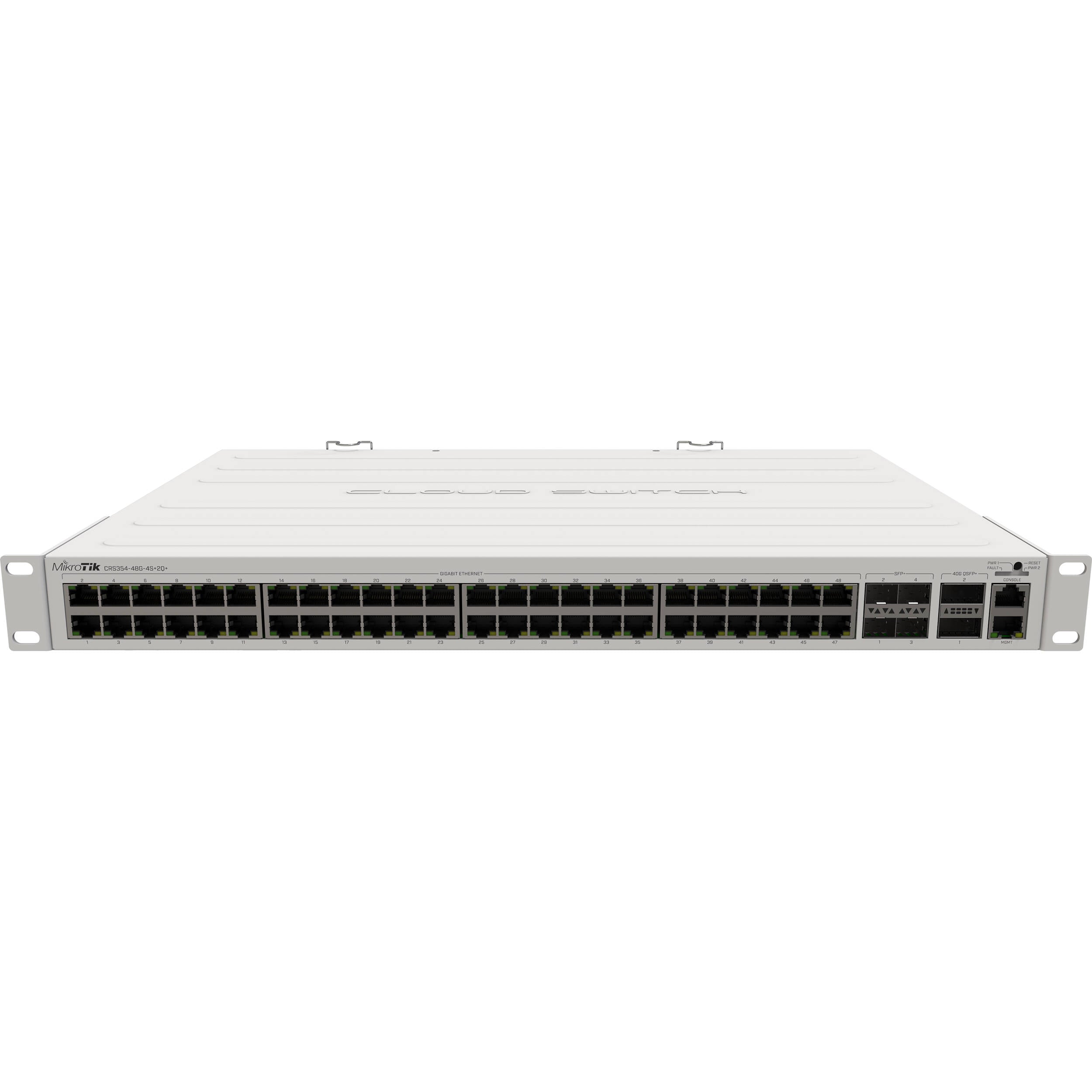 Switch de Red MikroTik CRS354-48G-4S+2Q+RM 48-Port Gigabit Managed Network Switch - vista principal