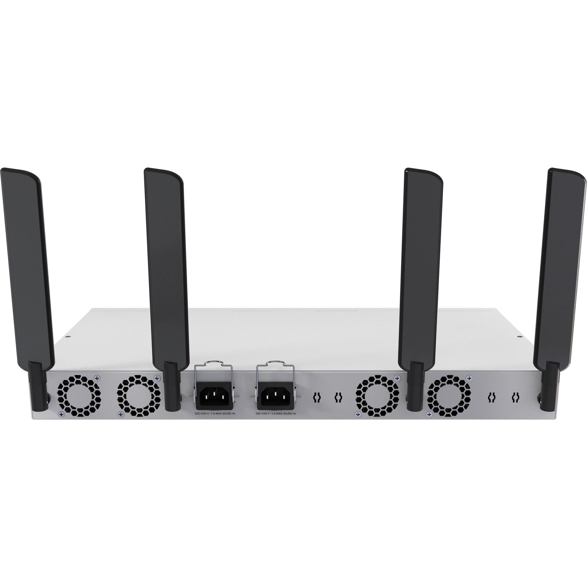 Switch de Red MikroTik CRS418-8P-8G-2S+RM 16-Port PoE+ Compliant Router Switch - vista frontal