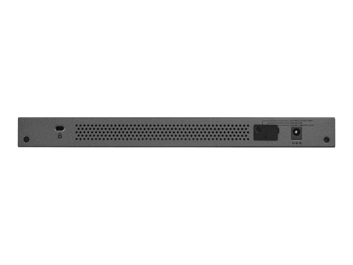 Switch de Red Netgear 16-Port 183W PoE/PoE+ Gigabit Ethernet Unmanaged Switch - vista 5