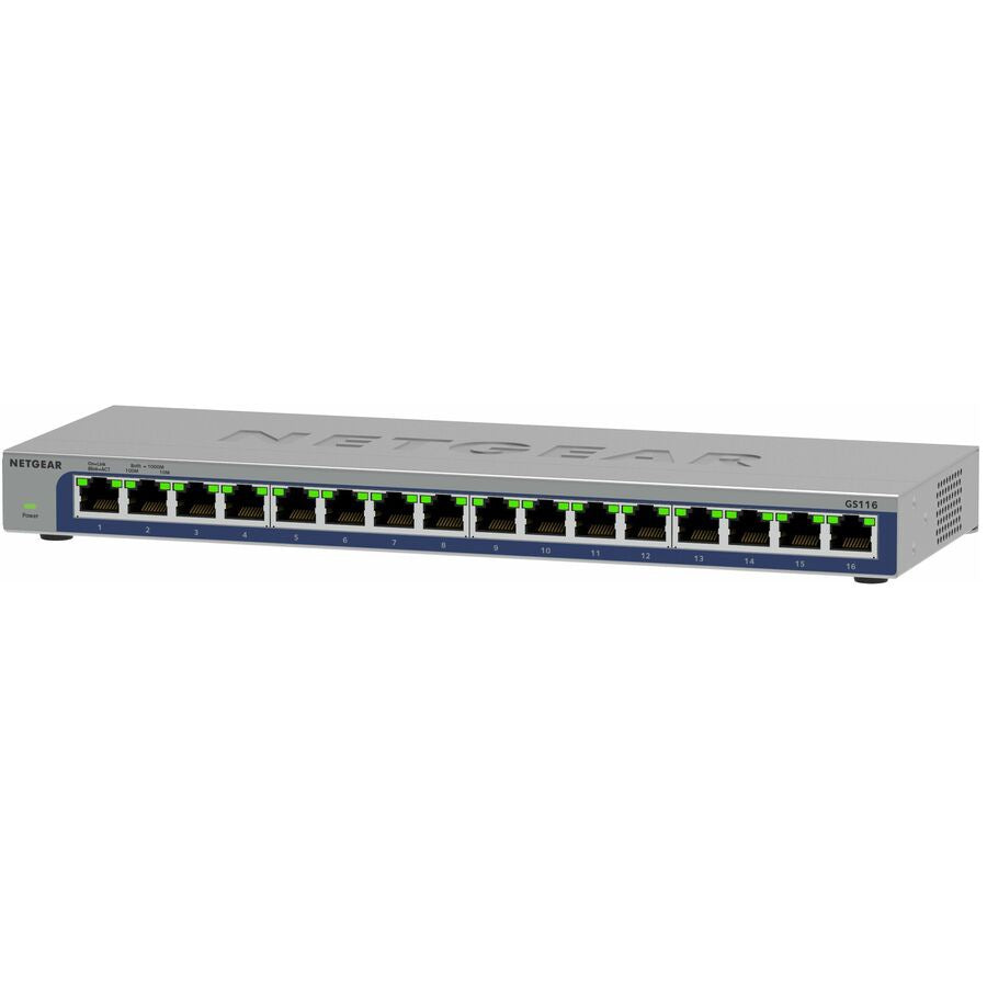 Switch de Red Netgear 16-Port Gigabit Ethernet Unmanaged Switches - vista 2
