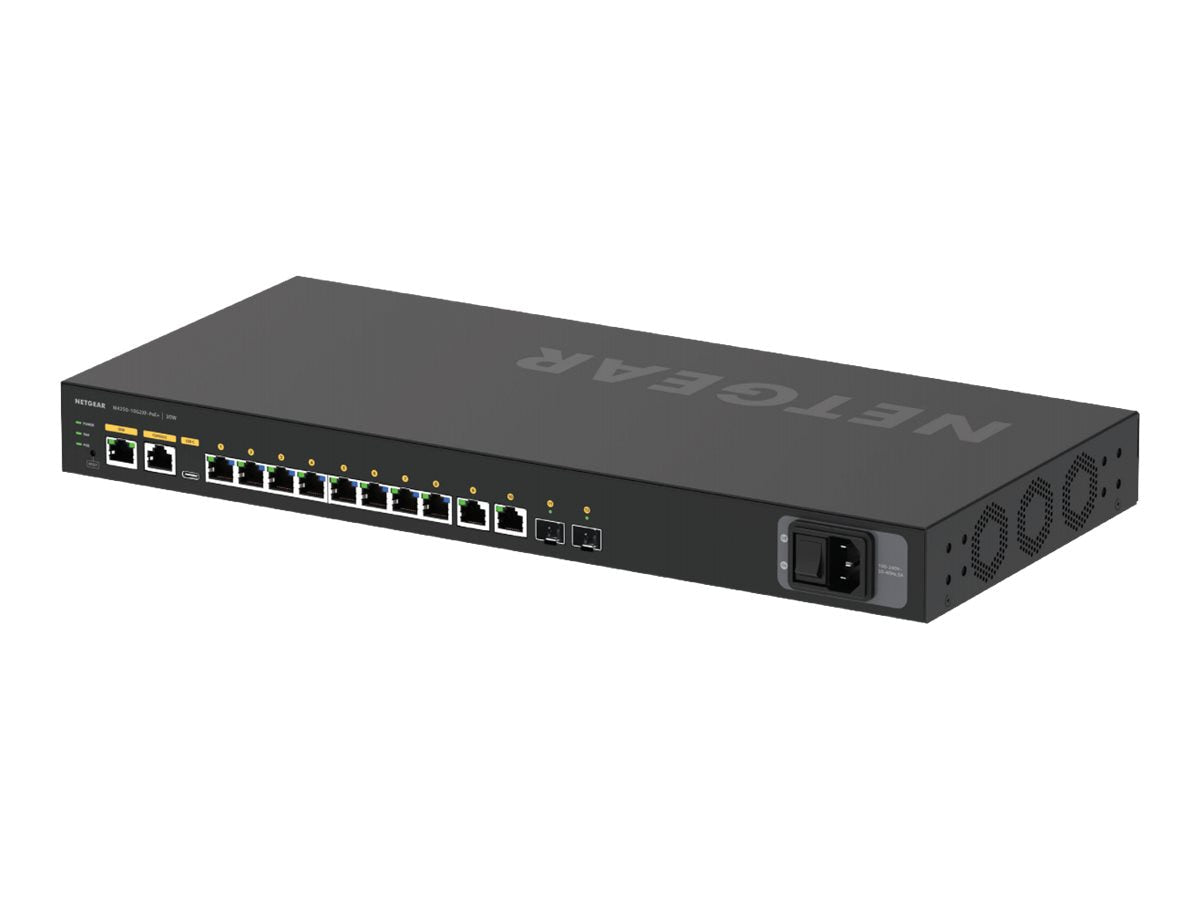Switch de Red Netgear AV Line M4250-10G2XF-PoE+ Ethernet Switch - vista 4
