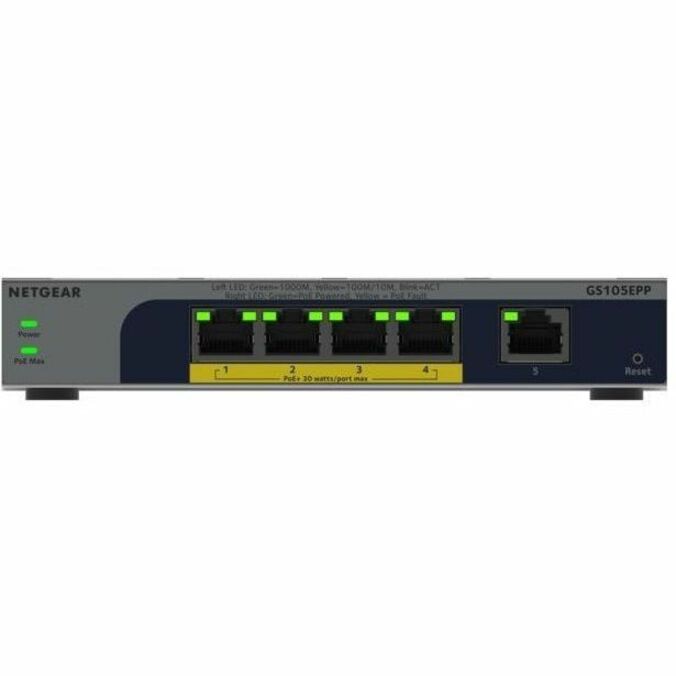 Switch de Red Netgear Business GS105EPP Ethernet Switch - vista 7