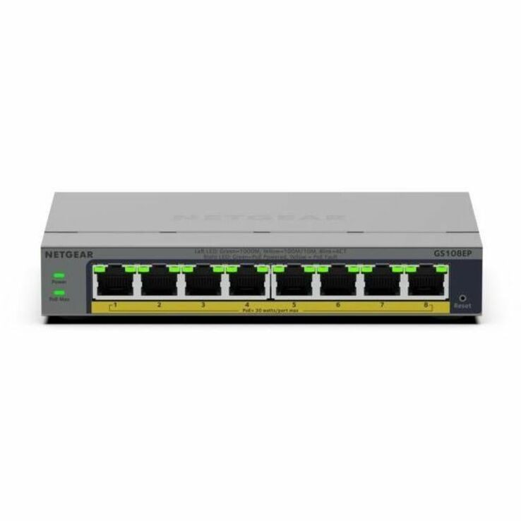 Switch de Red Netgear Business GS108EP Ethernet Switch - vista 1